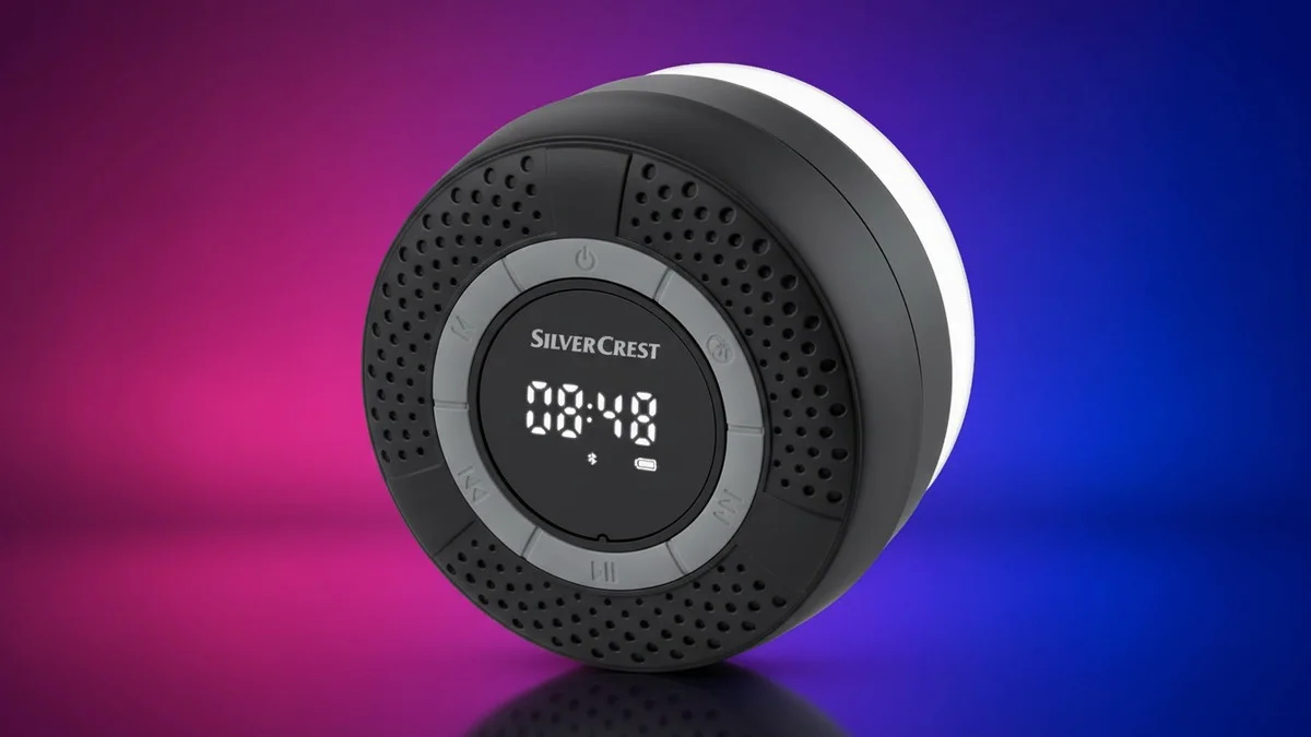 Silvercrest reproduktor do sprchy: Bluetooth za 350 Kč, který ochrání váš telefon