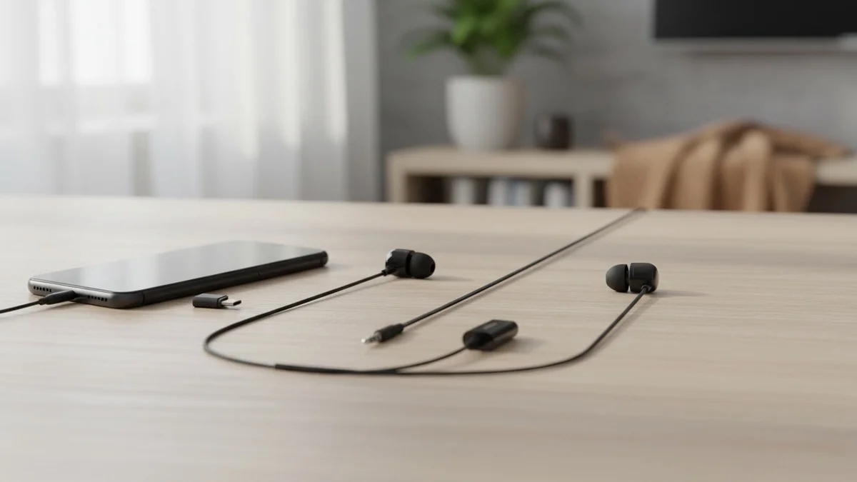 Philips TAE1200 v Action: Za 125 Kč dostanete sluchátka s USB-C adaptérem pro každý nový mobil